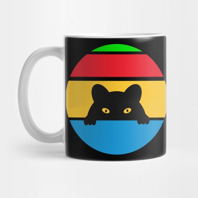 coole schwarze katze by olalshop